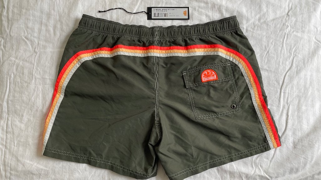 Sundek heren zwembroek kleur groen maar XL, Ophalen of Verzenden, Maat 56/58 (XL), Groen, Zwemshort