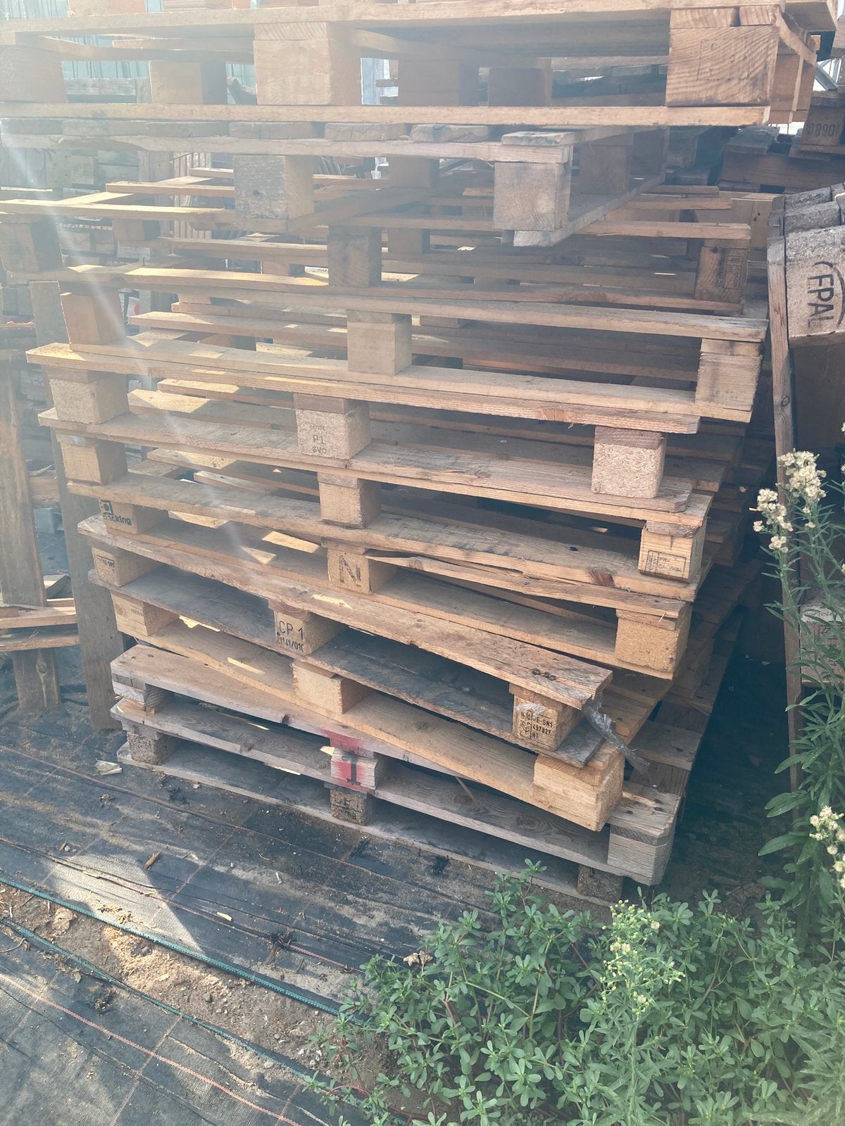 Stookhout, haardhout van palletmateriaal, gratis, Tuin en Terras, 6 m³ of meer, Ophalen
