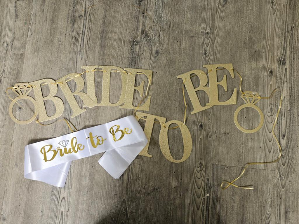 Bride To Be slinger en sjerp bachelorette vrijgezellenfeest, Ophalen of Verzenden, Nieuw, Versiering, Geboorte of Huwelijk