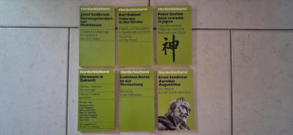 Herderbücherei Collectie: Spiritualiteit & Filosofie 6voor3-, Ophalen of Verzenden, Gelezen, Spiritualiteit algemeen, Achtergrond en Informatie