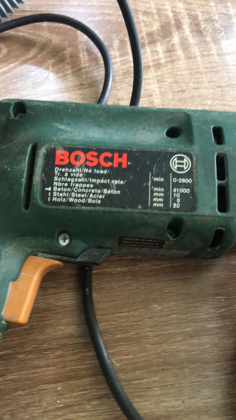 Bosch klopboor, Doe-het-zelf en Verbouw, Gereedschap | Boormachines, Ophalen, Zo goed als nieuw, Boormachine