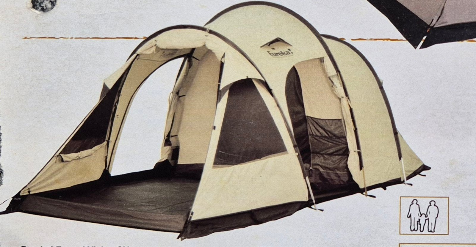 Kamperen1: Tent Eureka Tunnel Vision Compact CV TC, Ophalen, Tot en met 4