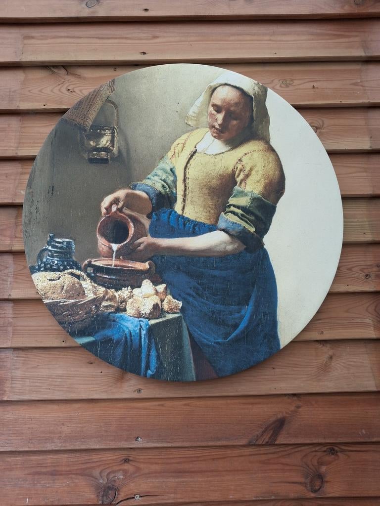 Prachtige schilderijen: Melkmeisje en Meisje met de parel, Ophalen