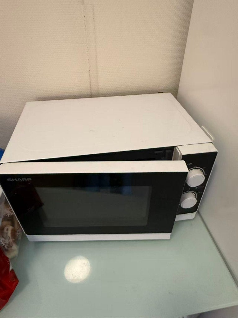 Sharp magnetron met draaiknoppen, Ophalen, Gebruikt, Magnetron, Draaiplateau