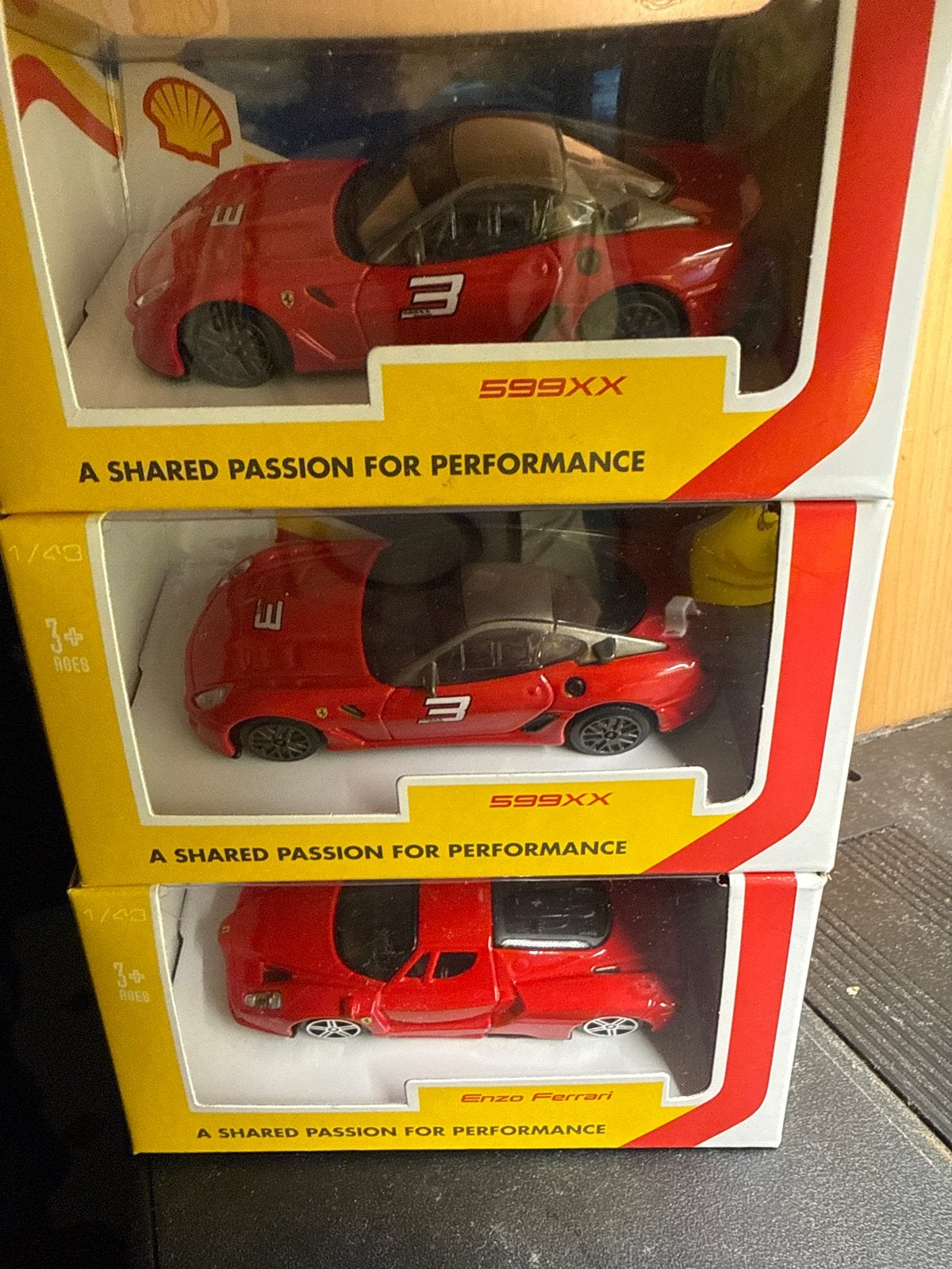 Shell Ferrari modelauto's - 5 stuks, Ophalen of Verzenden, Nieuw, Auto, Overige merken