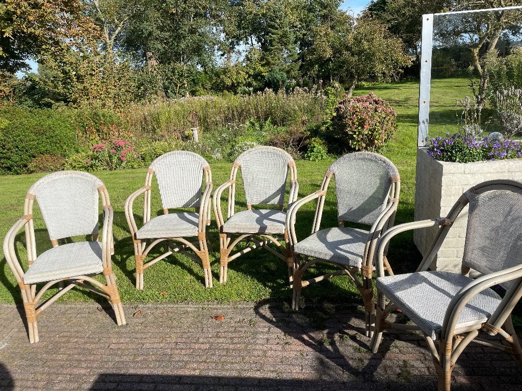 Tuinstoelen 5x, Tuin en Terras, Ophalen, Gebruikt, Kunststof