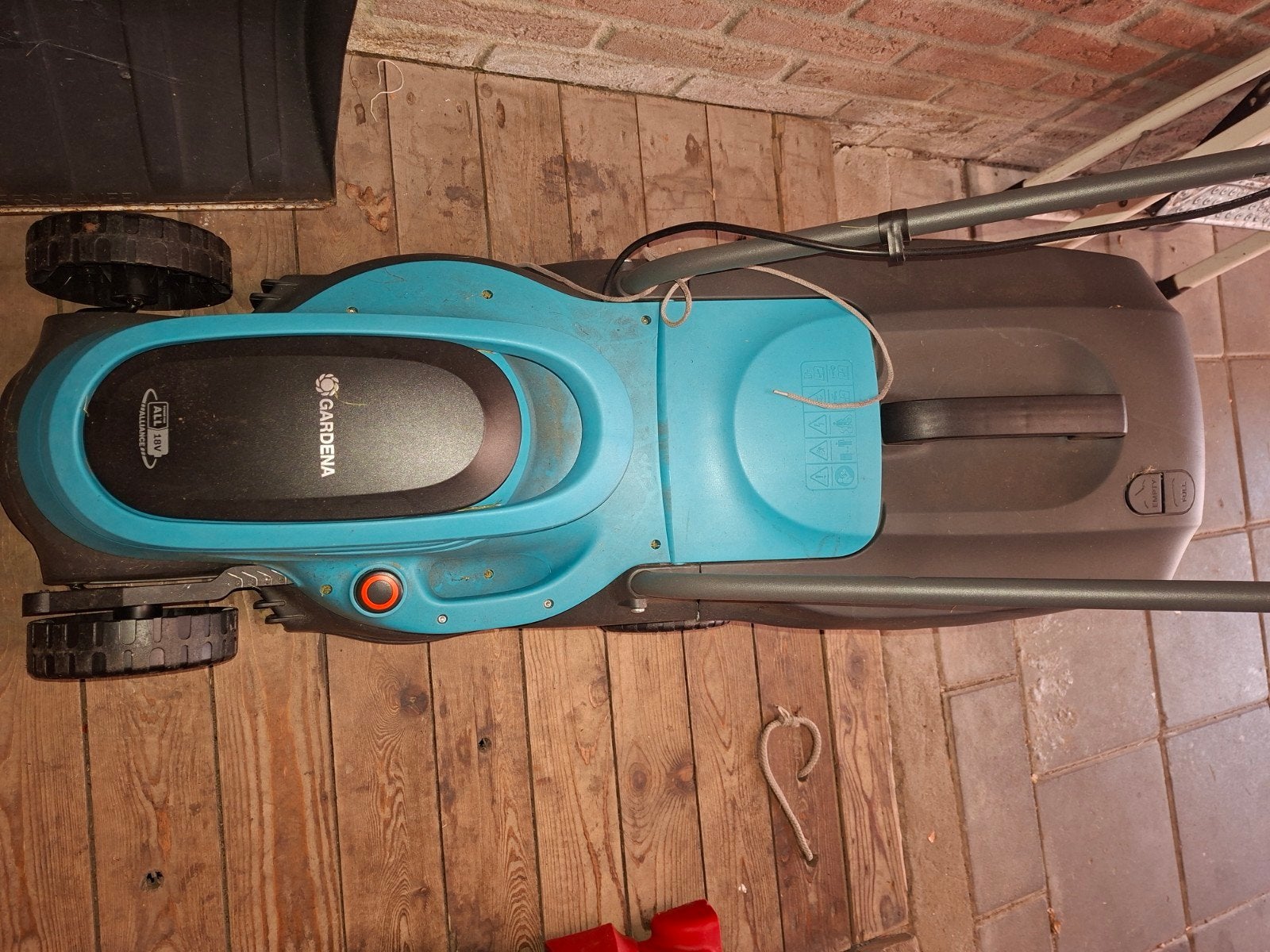 grasmachine, Ophalen