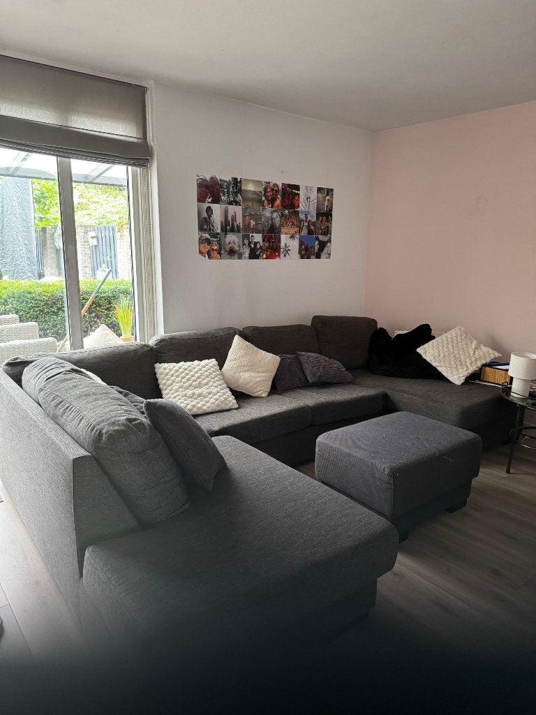 Lekkere loungebank, Ophalen, Gebruikt, Stof, Modern