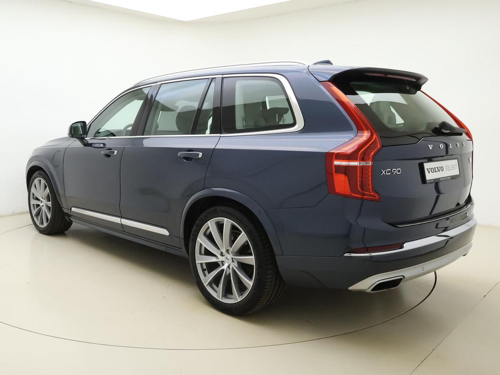 Volvo XC90 T8 390pk AWD Inscription Exclusive / Luchtvering, 12 maanden, Gebruikt, 4 cilinders, Blauw