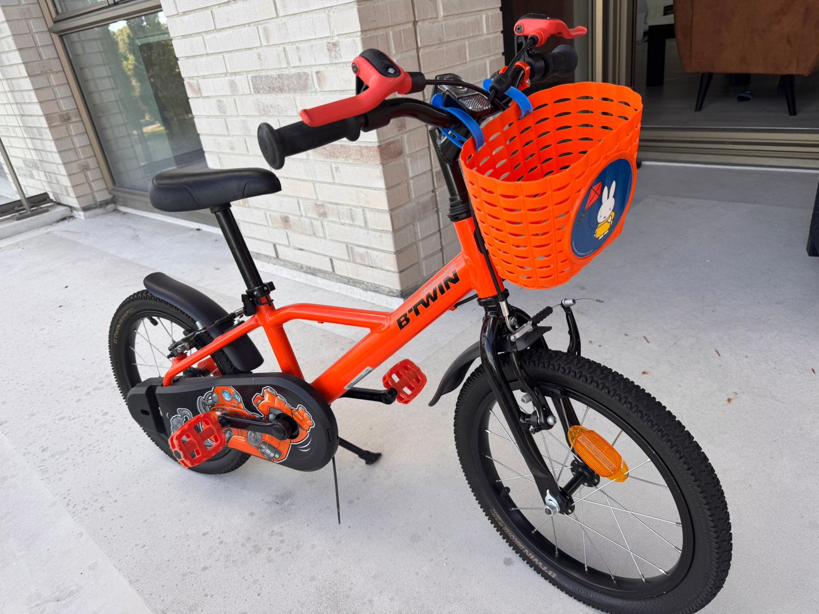 Fiets - 16 inch B’TWIN kinderfiets, Ophalen, Zo goed als nieuw, 16 tot 20 inch