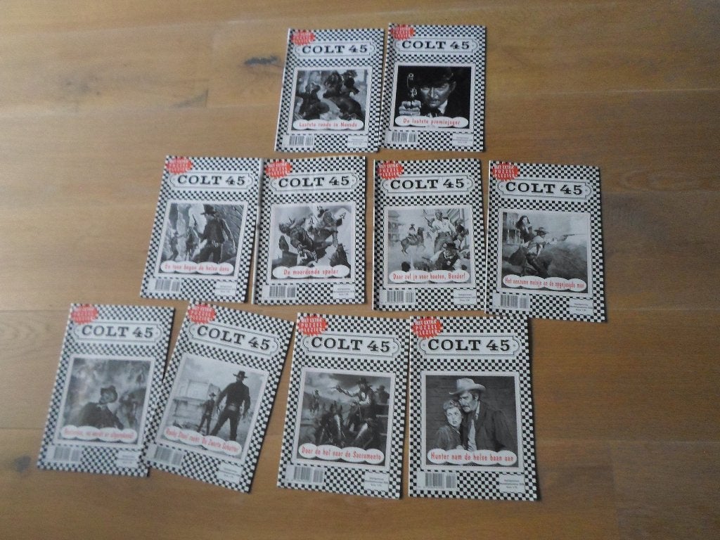 10 western Colt 45 boekjes, Boeken, Ophalen of Verzenden, Gelezen