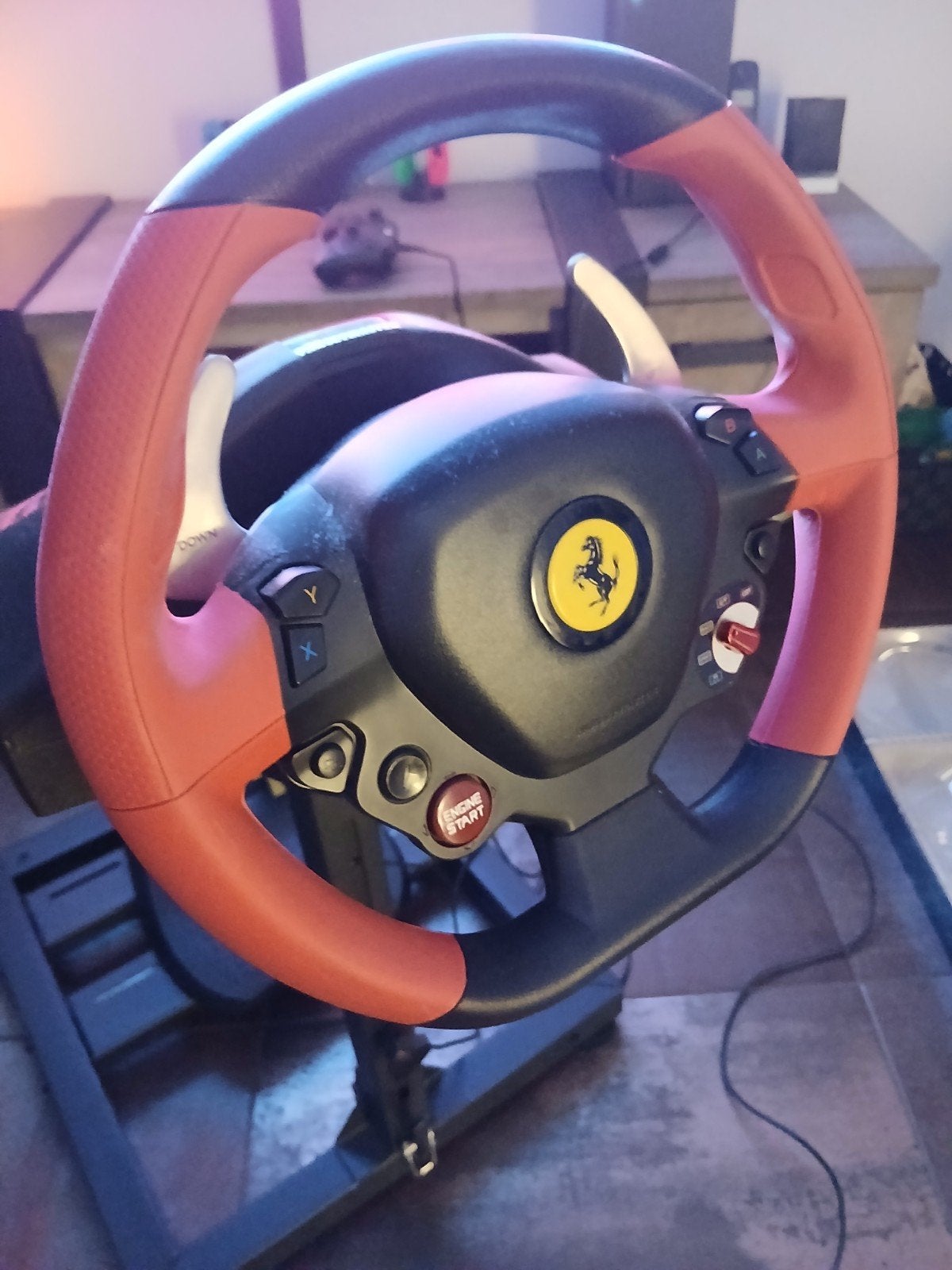 Thrustmaster Racestuur Ferrari 458 Spider - Xbox Series X, Racestuur, Xbox, Ophalen of Verzenden, Zo goed als nieuw