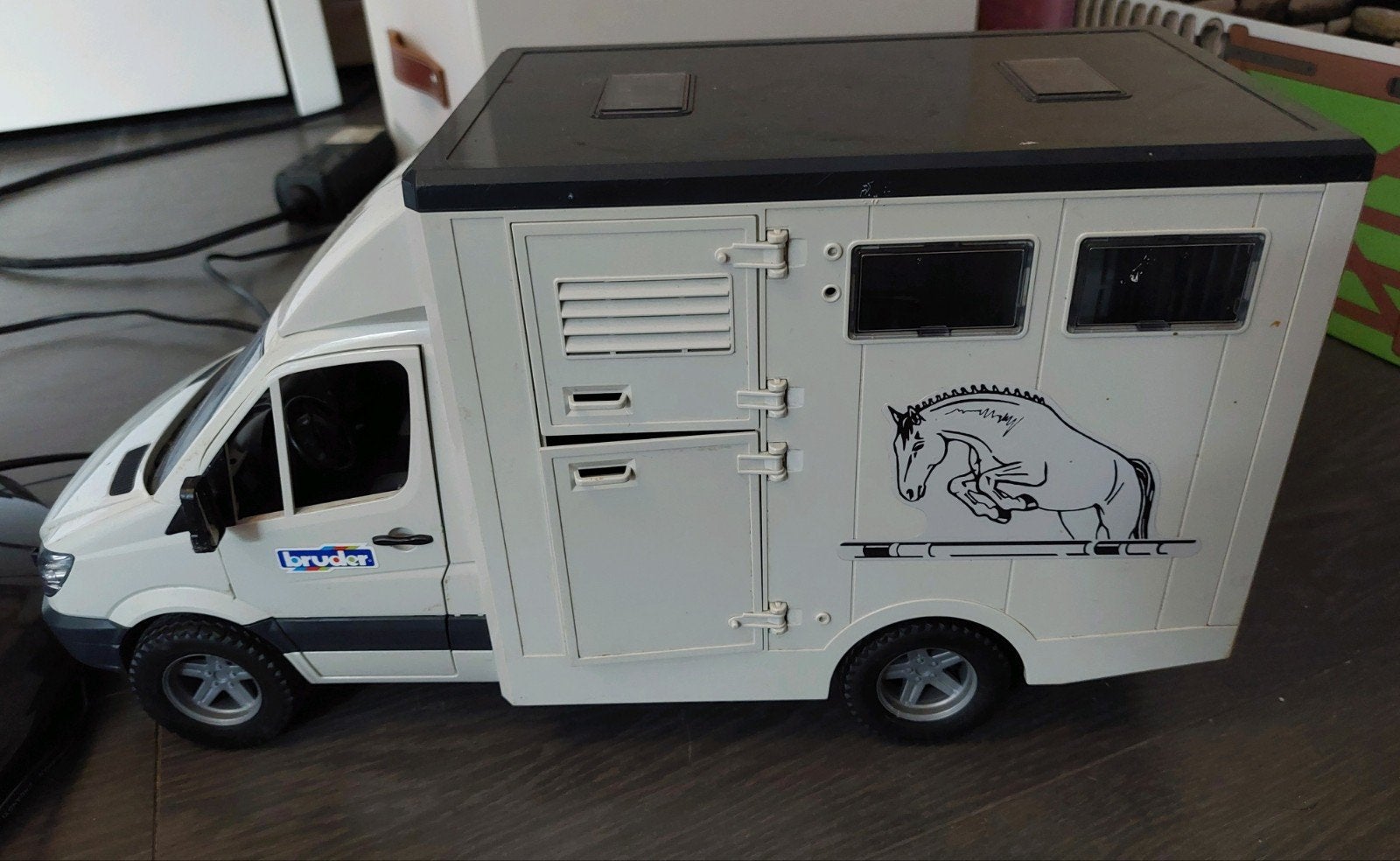 Bruder Mercedes-Benz Sprinter paardentransport, Ophalen of Verzenden, Gebruikt
