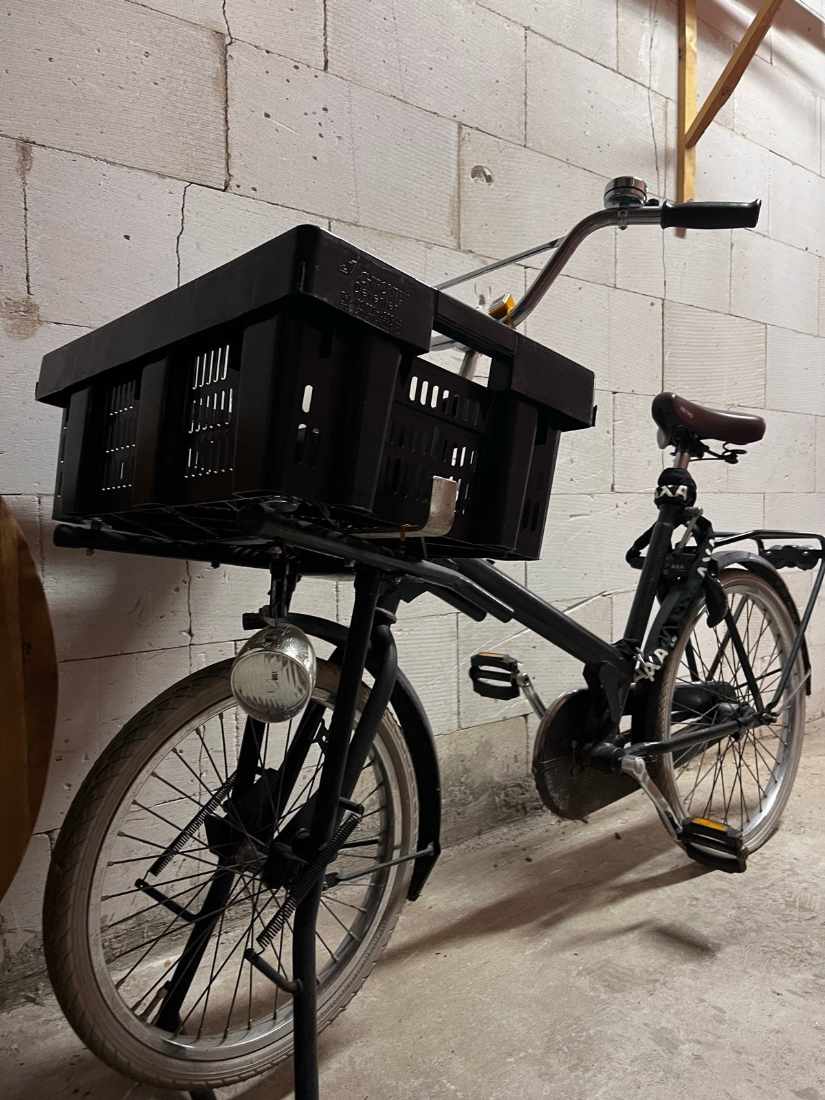 Stevige Bakfiets met Mand - Ideaal voor Dagelijks Gebruik, Overige merken, Gebruikt, Goederen, Velgrem