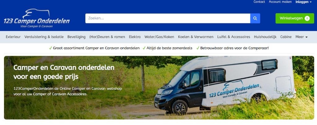 Caravan en camper accessoires hier te koop op de website!, Ophalen of Verzenden, Nieuw