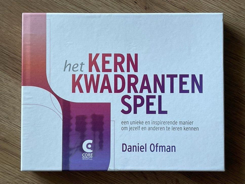 Het Kern Kwadranten Spel - Daniel Ofman, Drie of vier spelers, Ophalen of Verzenden, Zo goed als nieuw