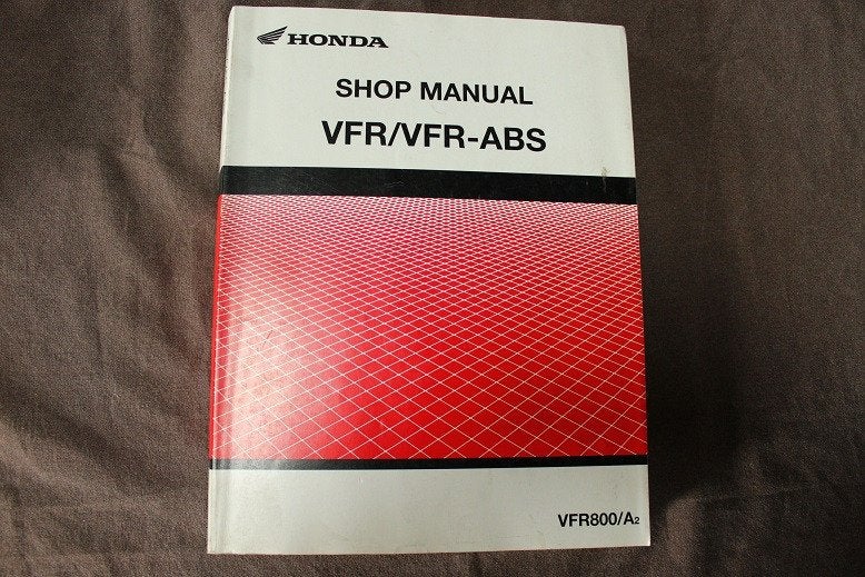 Honda VFR800 A2 2001 / 2002 motorcycle shop manual VFR-ABS, Motoren, Ophalen of Verzenden, Honda