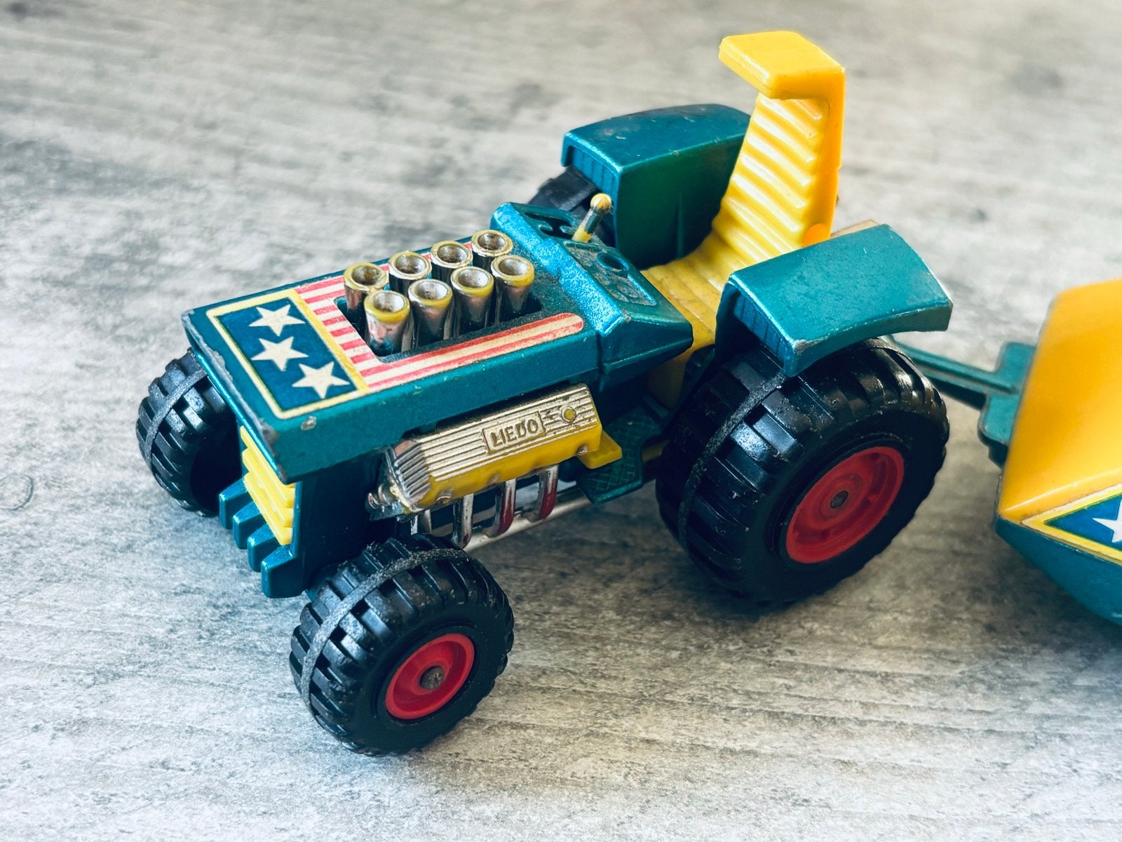 Matchbox Super Kings K-3 Tractor Trailer 1973 Lesney, Ophalen of Verzenden