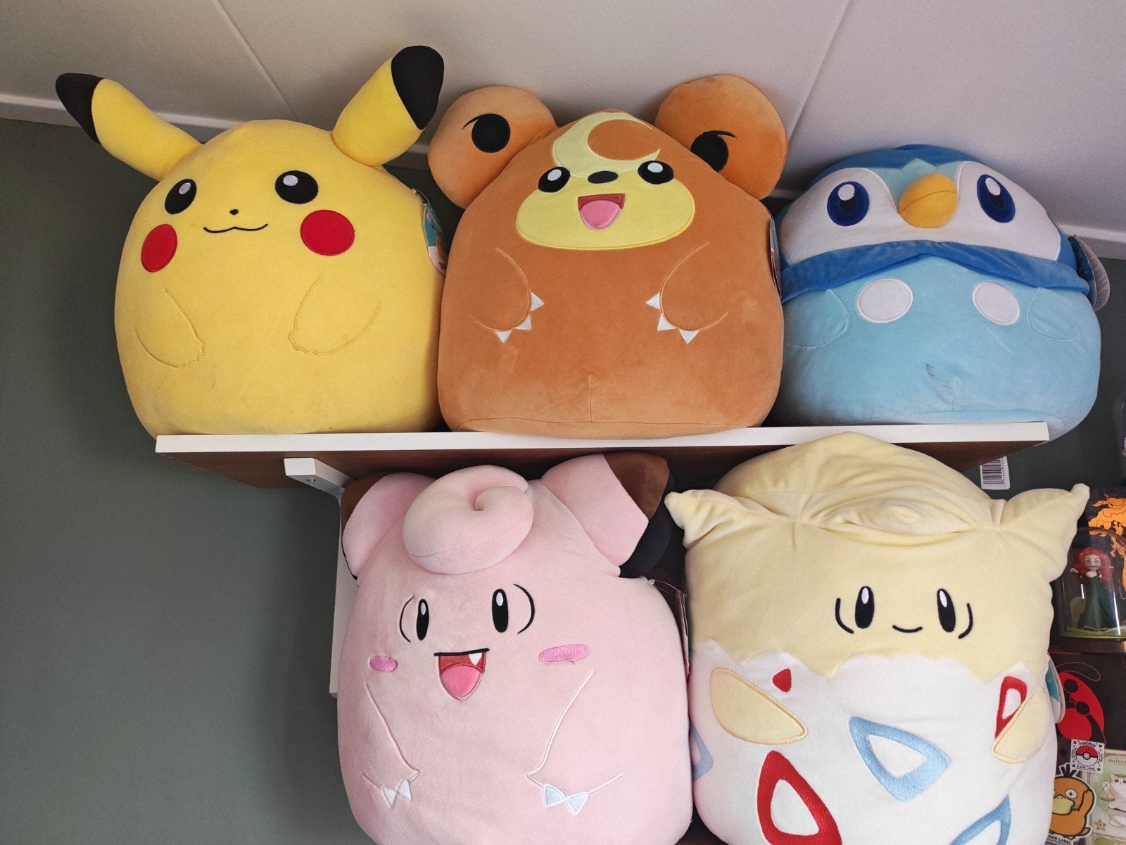 Pokémon Squishmallows knuffels, Ophalen, Overige typen, Blauw, Zo goed als nieuw