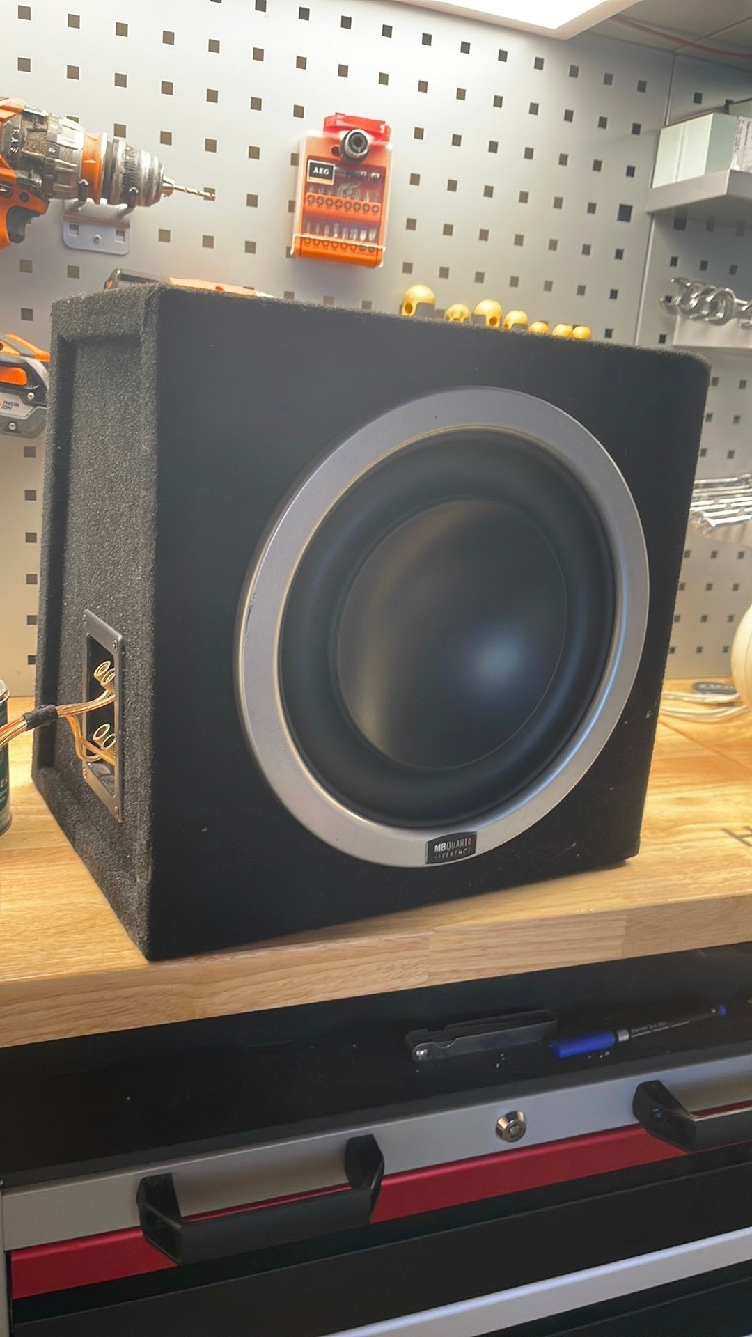 Subwoofer MB Quartz Reference Series 10”, Ophalen, Gebruikt