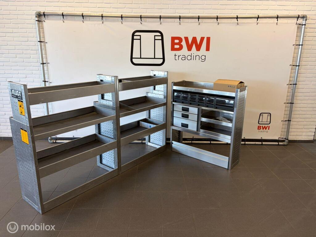 Aluca set bedrijfswageninrichting L+R complete inrichting, Ophalen of Verzenden