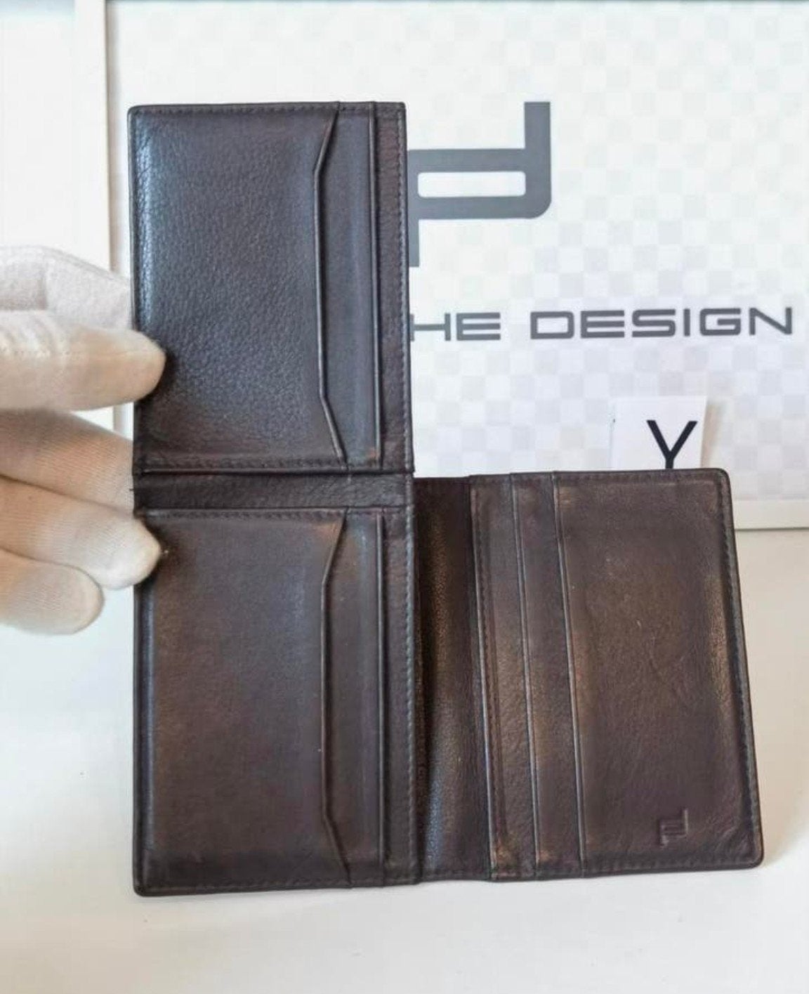 Origineel lederen porsche design portemonnee by BRIC'S 

Z, Ophalen of Verzenden, Zo goed als nieuw, Zwart