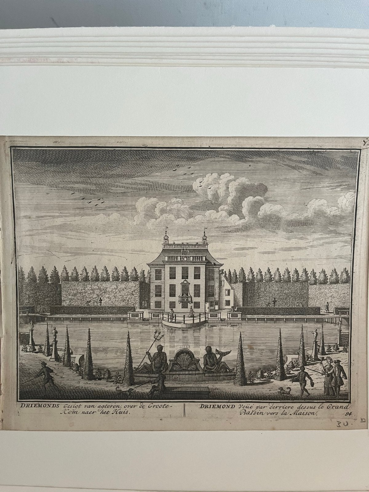 Antieke prenten van Nederlandse dorpen en landschappen, Antiek en Kunst, Ophalen of Verzenden, Landschap, 1700 - 1799, Met tekst