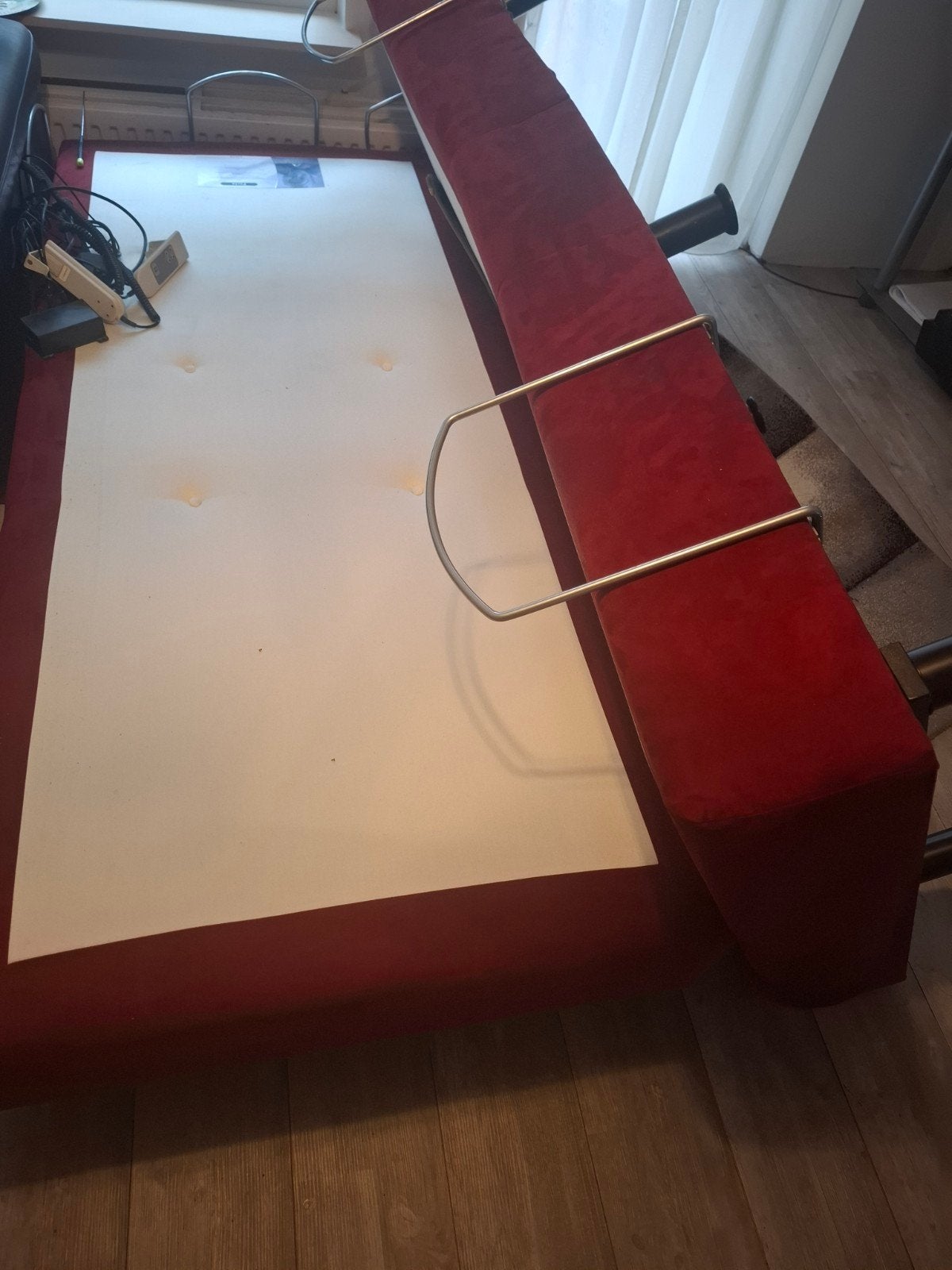 Bed te koop, Huis en Inrichting, Slaapkamer | Bedden, Ophalen, 90 cm, Stevige bed, Tweepersoons