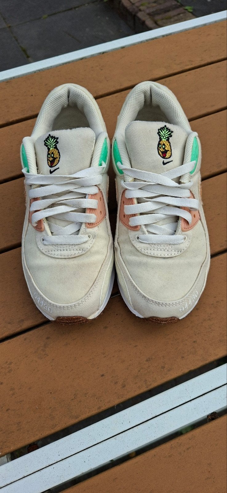 Nike Air Max 90 Pineapple Cork Sneakers, mt 38,5, Kleding | Dames, Beige, Nike, Ophalen of Verzenden, Sneakers of Gympen