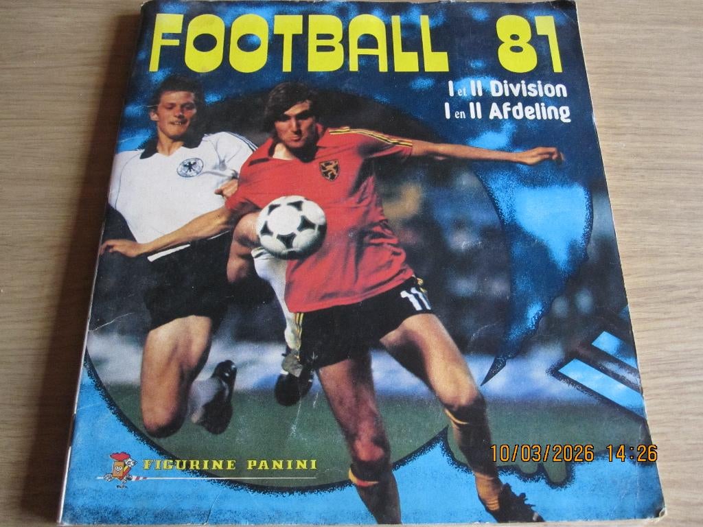 Panini voetbal stickerboek 1981, Verzamelen, Ophalen of Verzenden, Zo goed als nieuw, Sport