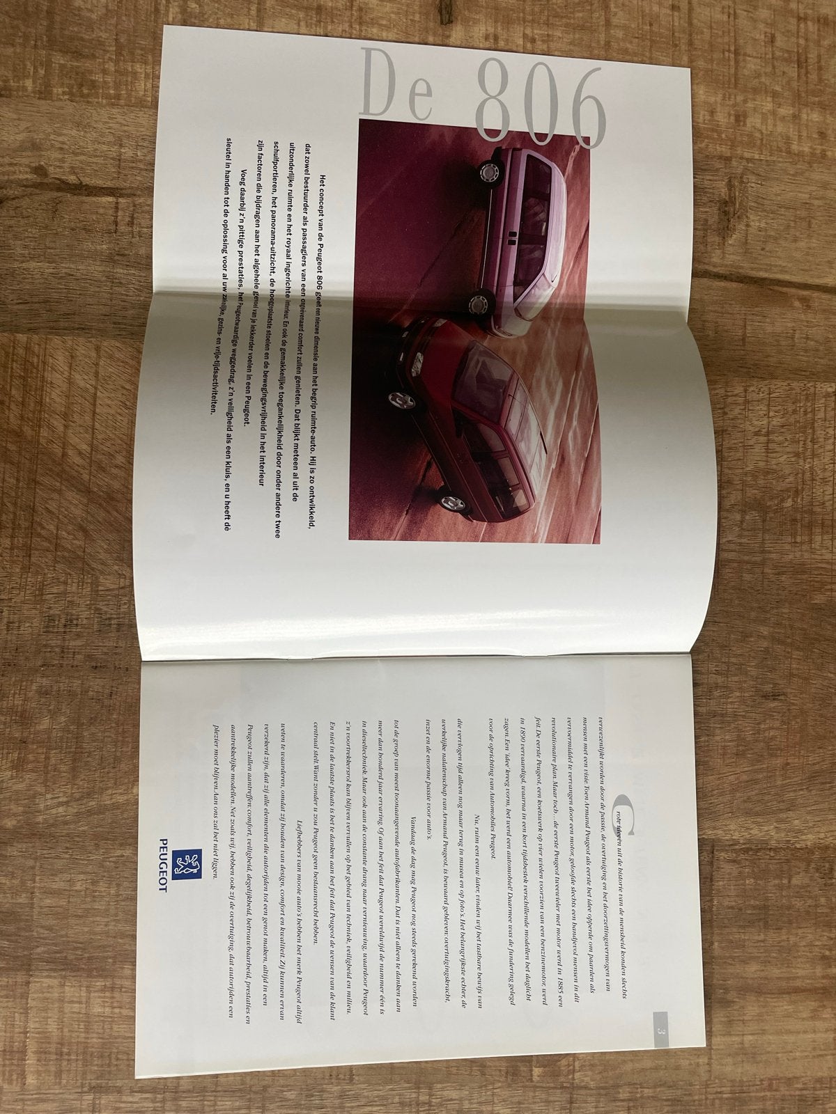 Peugeot 806 Brochure - Origineel uit 1995, Ophalen of Verzenden, Zo goed als nieuw, Peugeot