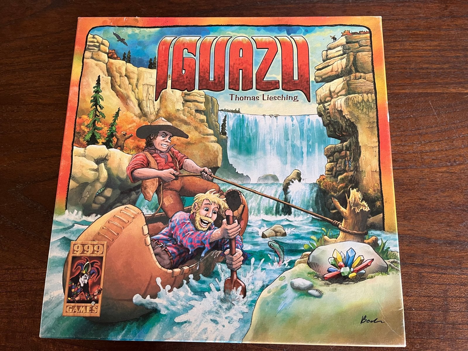 Iguazu bordspel - Strategisch spel voor 2-5 spelers, Hobby en Vrije tijd, Drie of vier spelers, Ophalen of Verzenden, Gebruikt