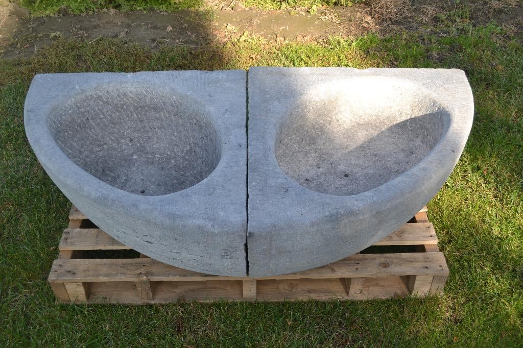 prachtig koppel arduinen hoektroggen, Tuin en Terras, Ophalen, Minder dan 30 cm, Rond, Binnen