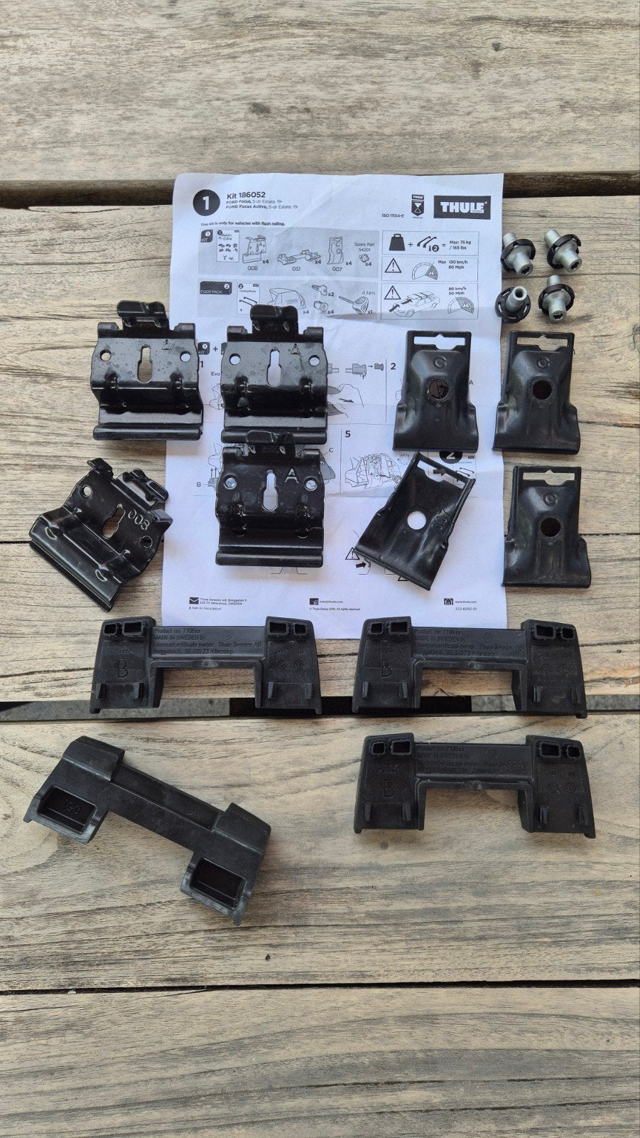 Thule kit 186052 voor Ford Focus Estate of Active vanaf 2019, Ophalen of Verzenden