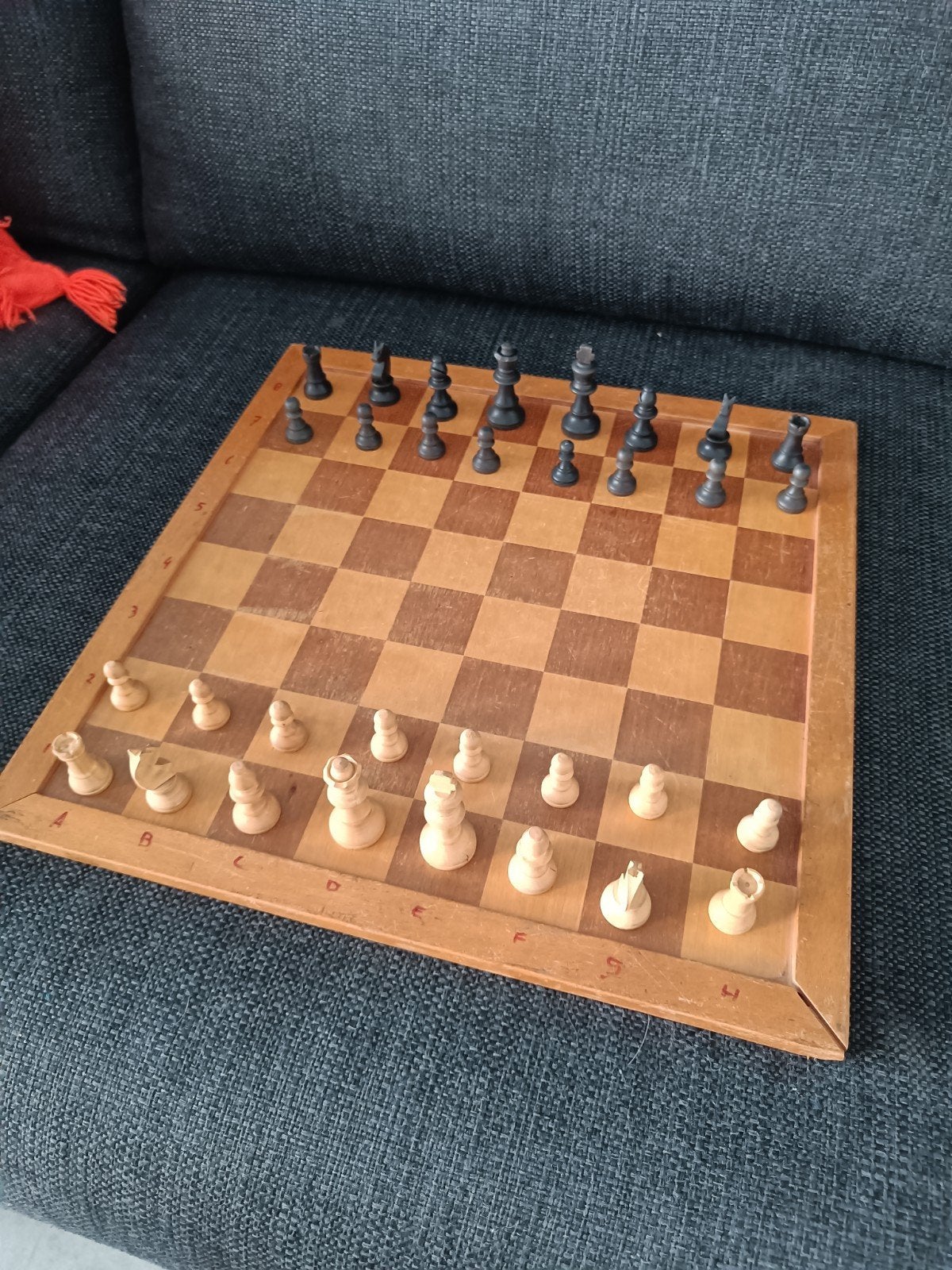 Schaak- en Damspel - Hermes Homas Spelen, Ophalen of Verzenden, Minder dan 500 stukjes, Gebruikt, Schaken