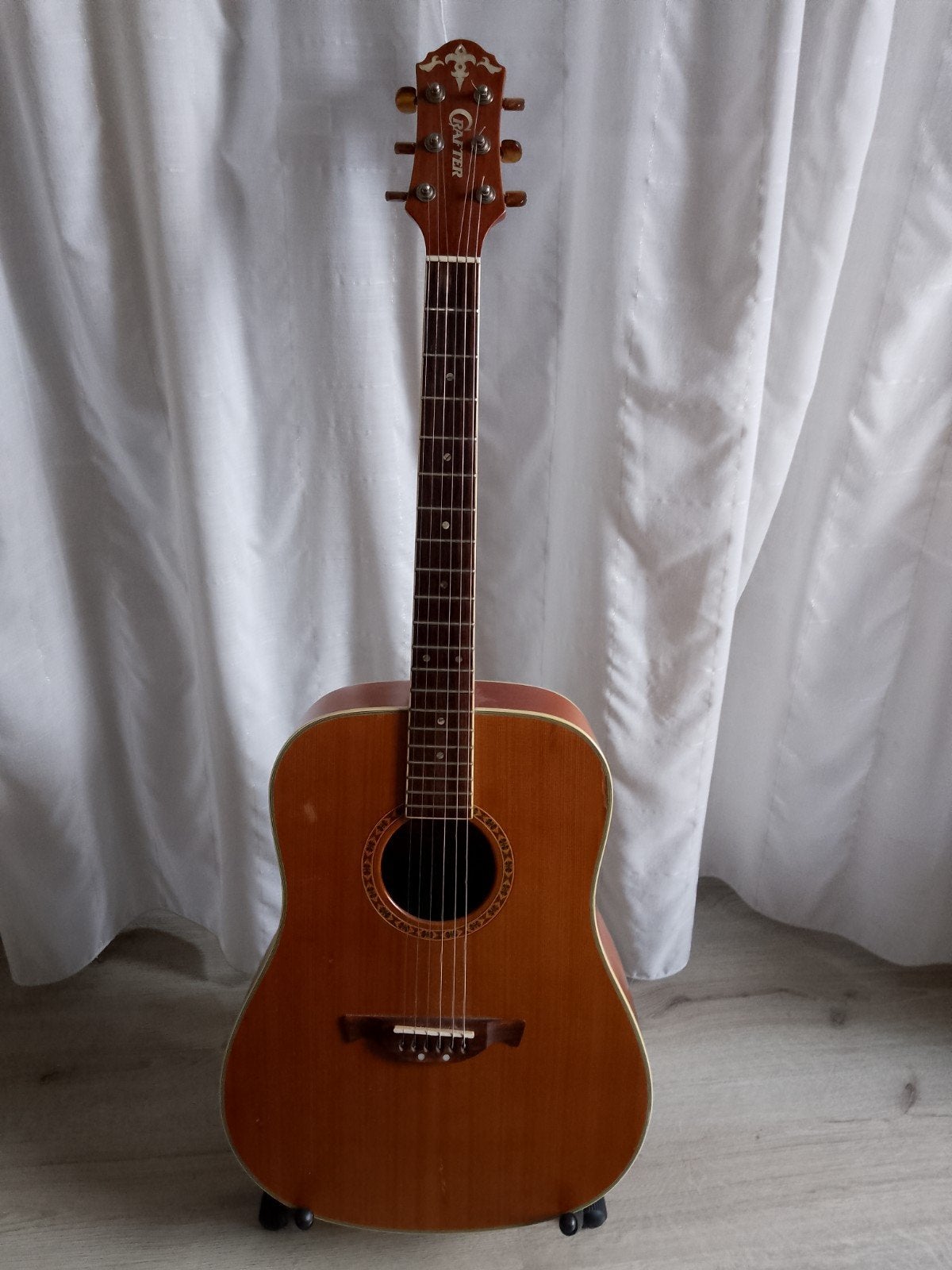 Links handige Crafter D7L Westerngitaar, Ophalen, Gebruikt, Western- of Steelstringgitaar