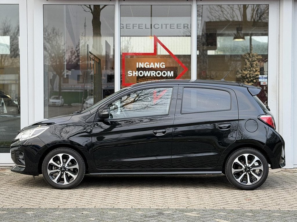 MITSUBISHI Space Star 1.2 CVT Instyle | Cruise Control | Cam, 12 maanden, Gebruikt, Leder en Stof, Zwart