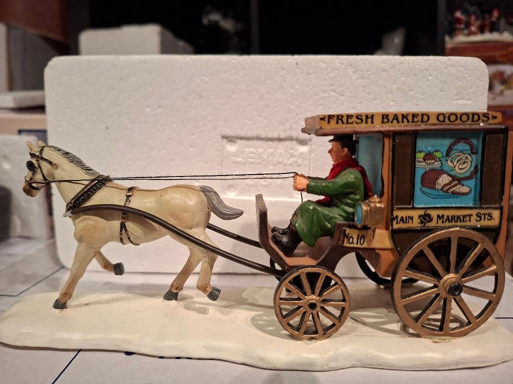 Lemax Baker's Wagon, Diversen, Kerst, Ophalen of Verzenden, Zo goed als nieuw