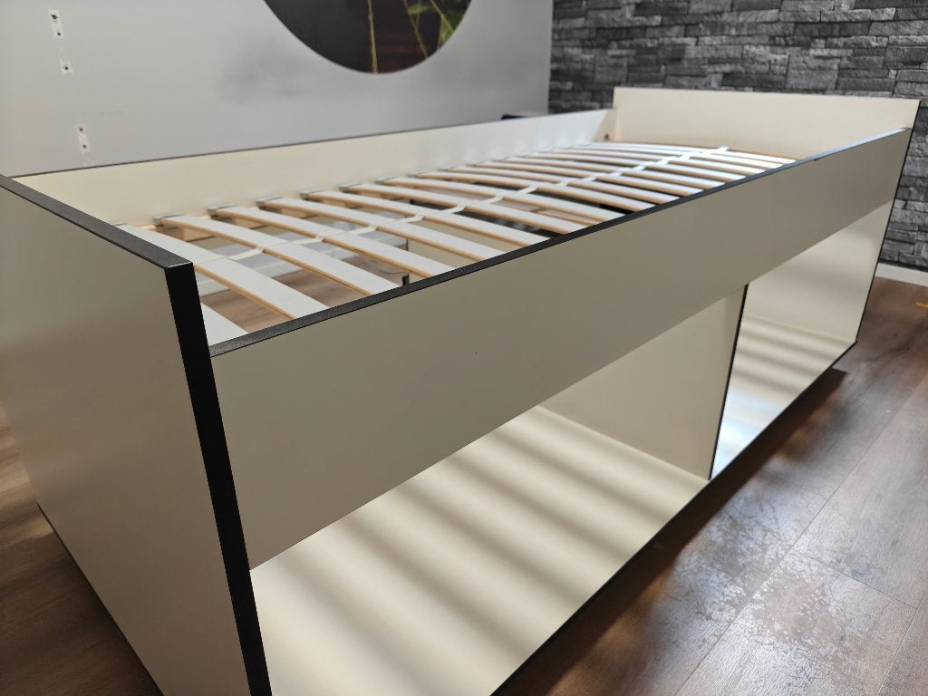 Ikea Platsa Bed met opbergruimte + lattenbodem, Ophalen, Gebruikt, 90 cm, Eenpersoons