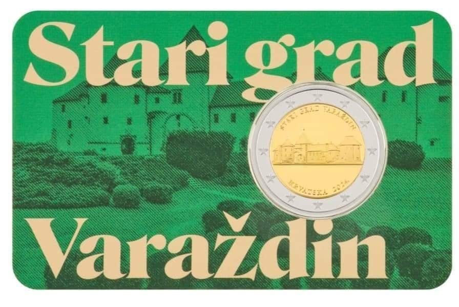 2 euro Kroatië “Sterfdag dichter Marko Marulic’’ UNC 2024, Ophalen of Verzenden, Overige landen, 2 euro, Losse munt