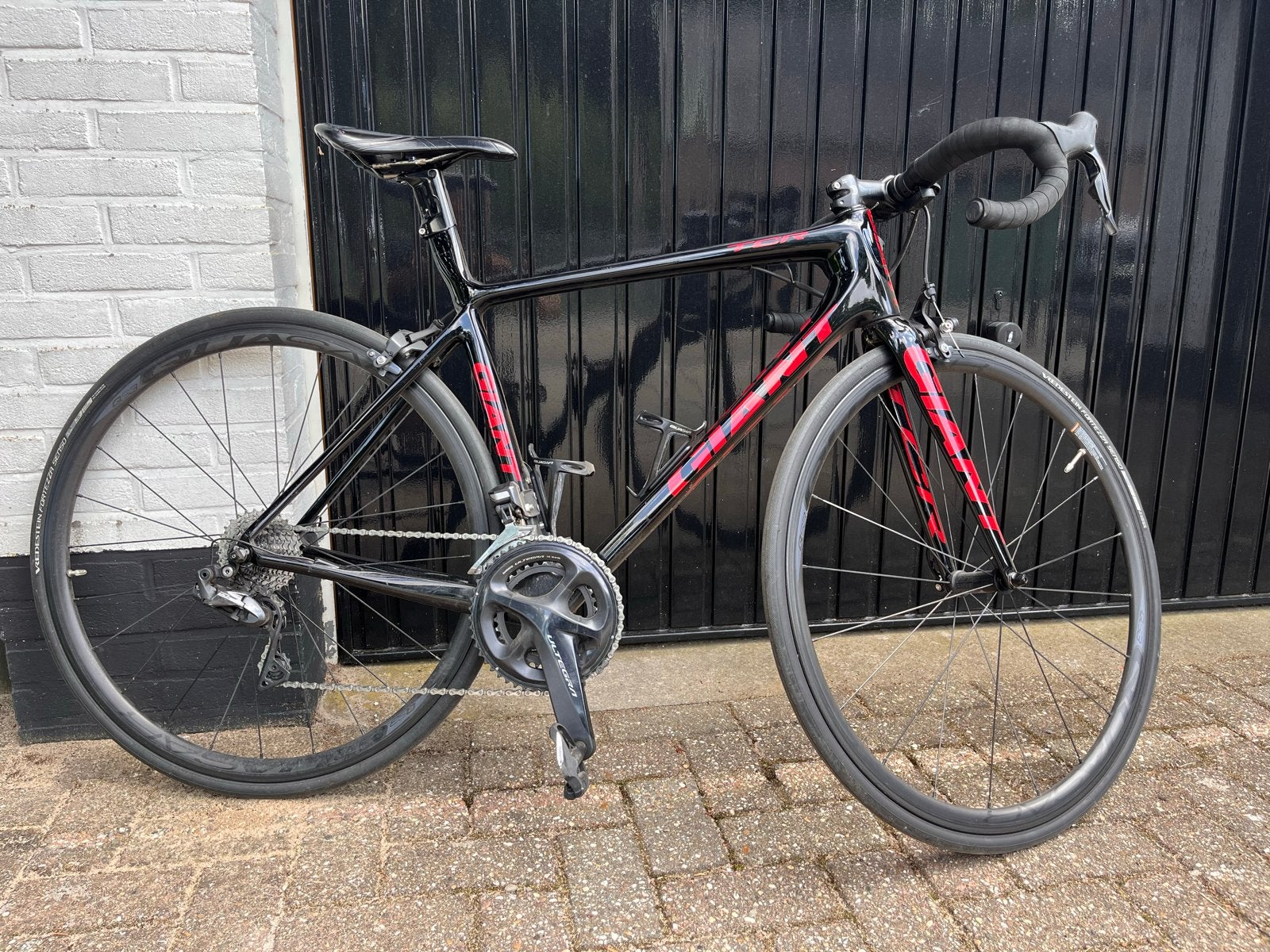 Giant TCR carbon racefiets met Ultegra DI2 afmontage, Ophalen, Giant, Zo goed als nieuw, Meer dan 20 versnellingen
