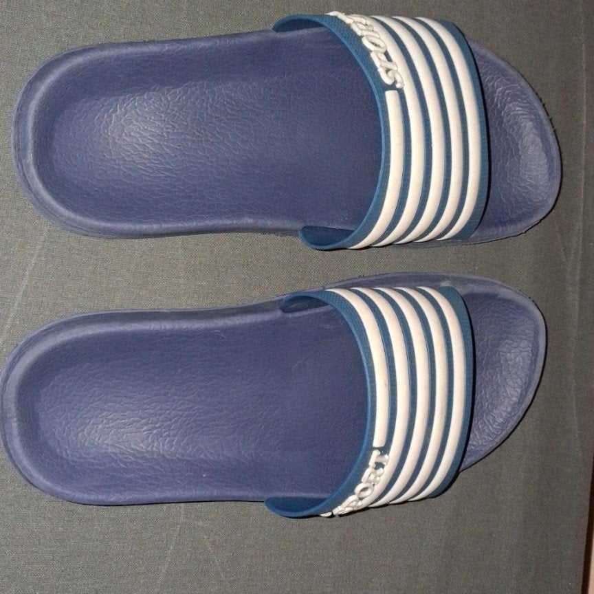 Badslippers maat 39, Kleding | Heren, Badmode en Zwemkleding, Ophalen of Verzenden, Overige maten, Blauw, Zeeman