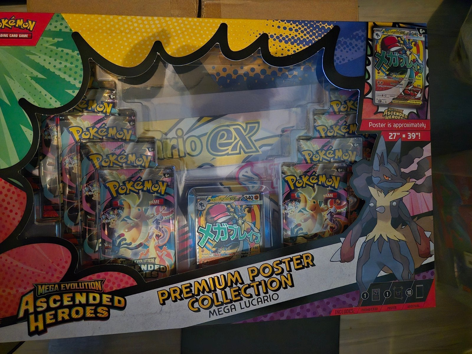 Pokémon Mega Lucario Premium Poster Collectie, Verzenden, Nieuw, Overige typen