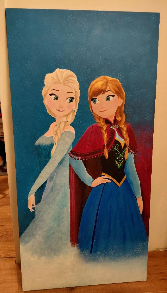 Schilderij voor frozen fans, Kinderen en Baby's, Kinderkamer | Inrichting en Decoratie, Ophalen, Zo goed als nieuw, Wanddecoratie