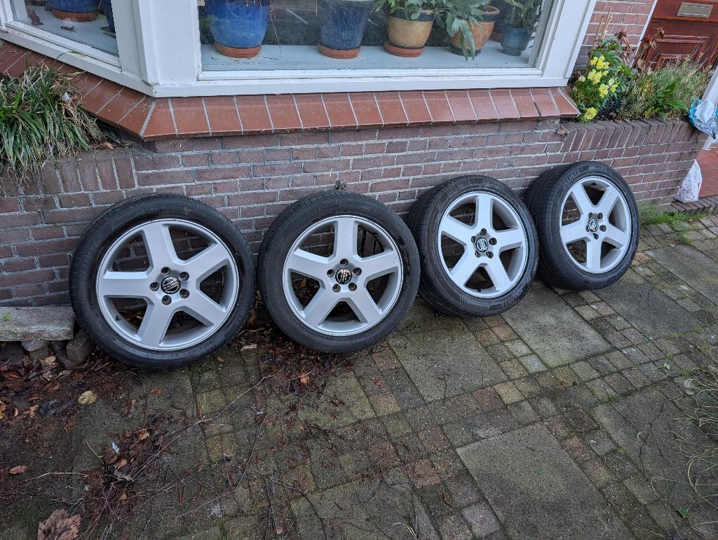 17" Velgen met banden, Auto-onderdelen, Ophalen, Gebruikt, 17 inch, 205 mm