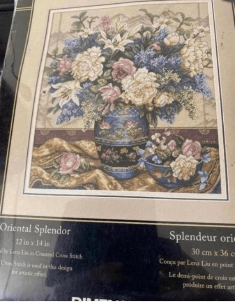 BORDUURPAKKET DIMENSIONS GOLD ORIENTAL SPLENDOR, Hobby en Vrije tijd, Borduren en Borduurmachines, Verzenden, Nieuw, Handborduren