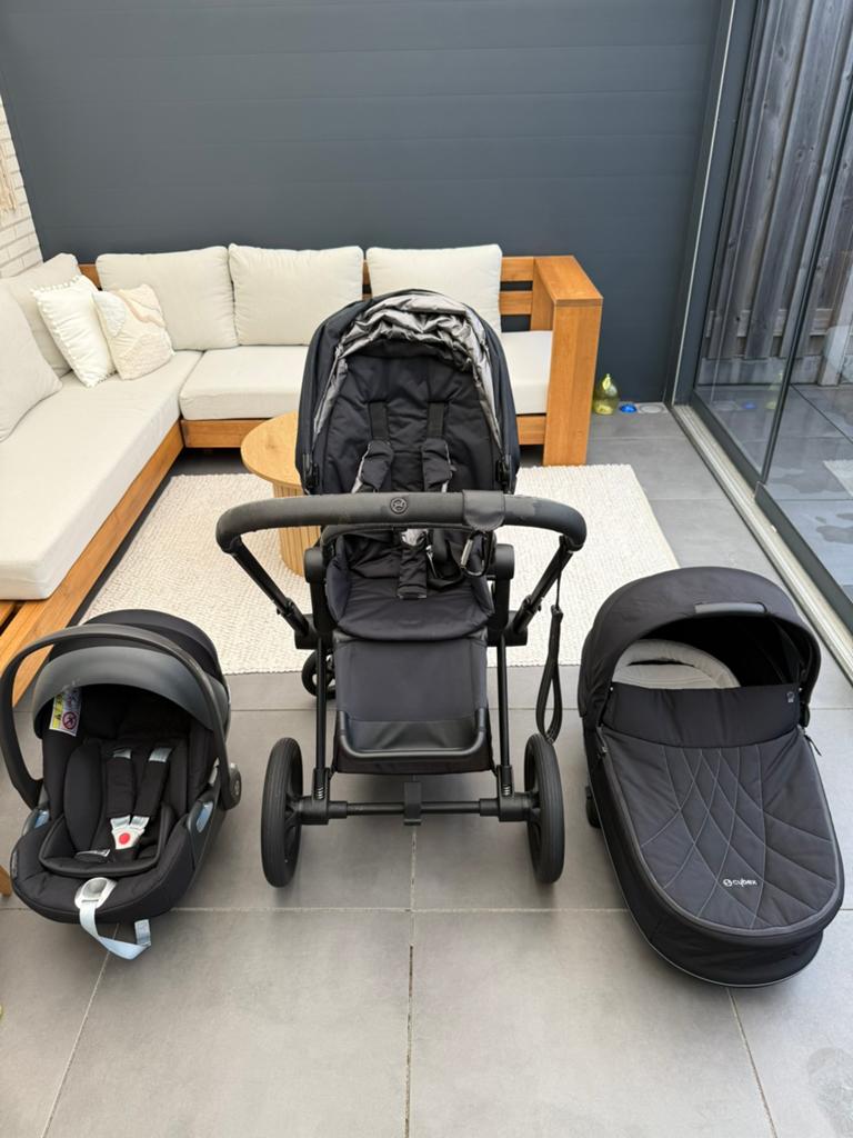 Cybex 3-in-1 Kinderwagen Complete Set + Accessoires, Kinderen en Baby's, Buggy's, Gebruikt, Ophalen