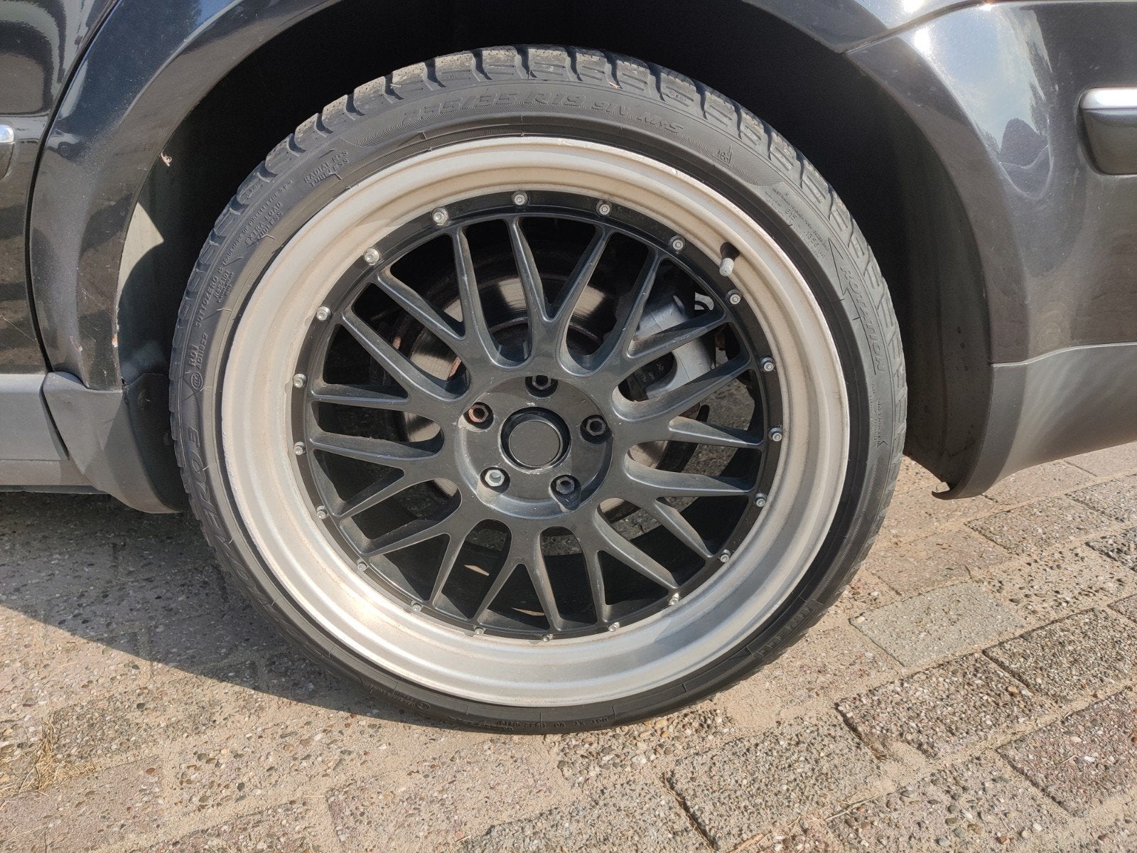 BBS velgen replica 19 inch 5 x 112 nieuwe banden, Ophalen of Verzenden, Gebruikt