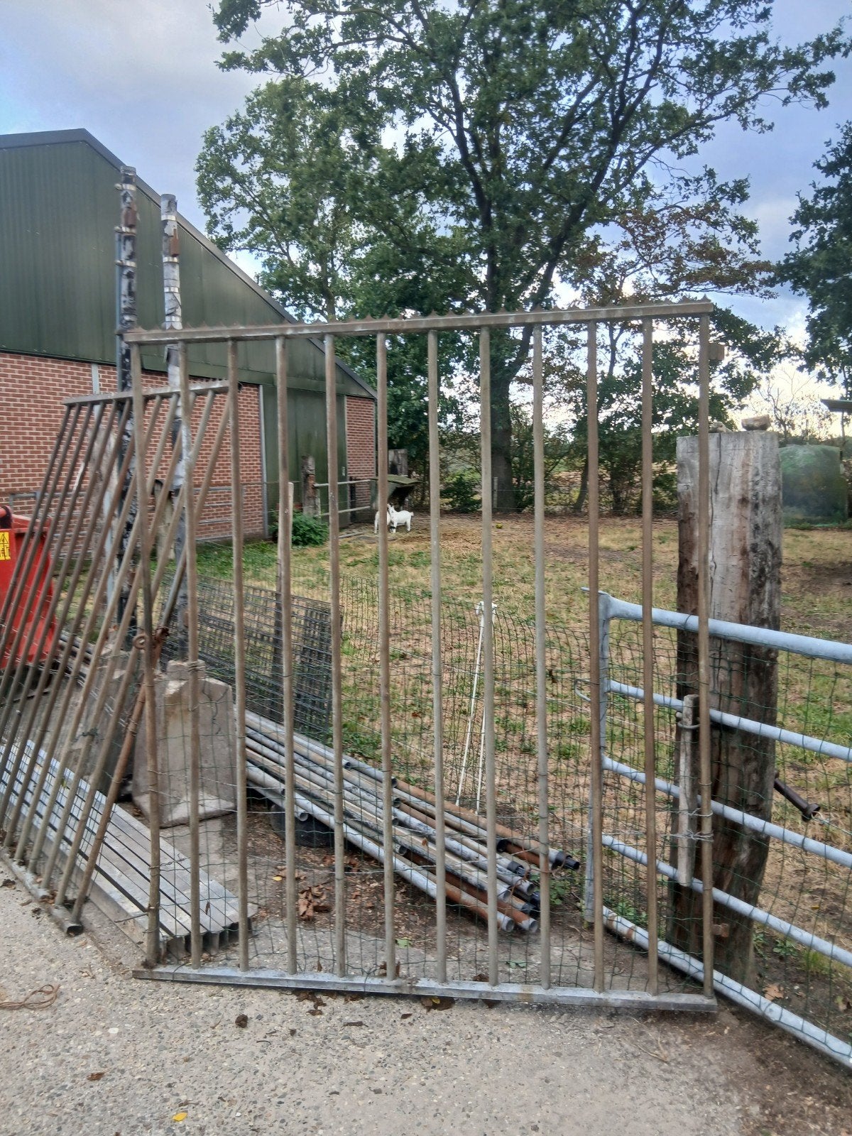 ijzere  poort, Ophalen, IJzer, Sierhekwerk