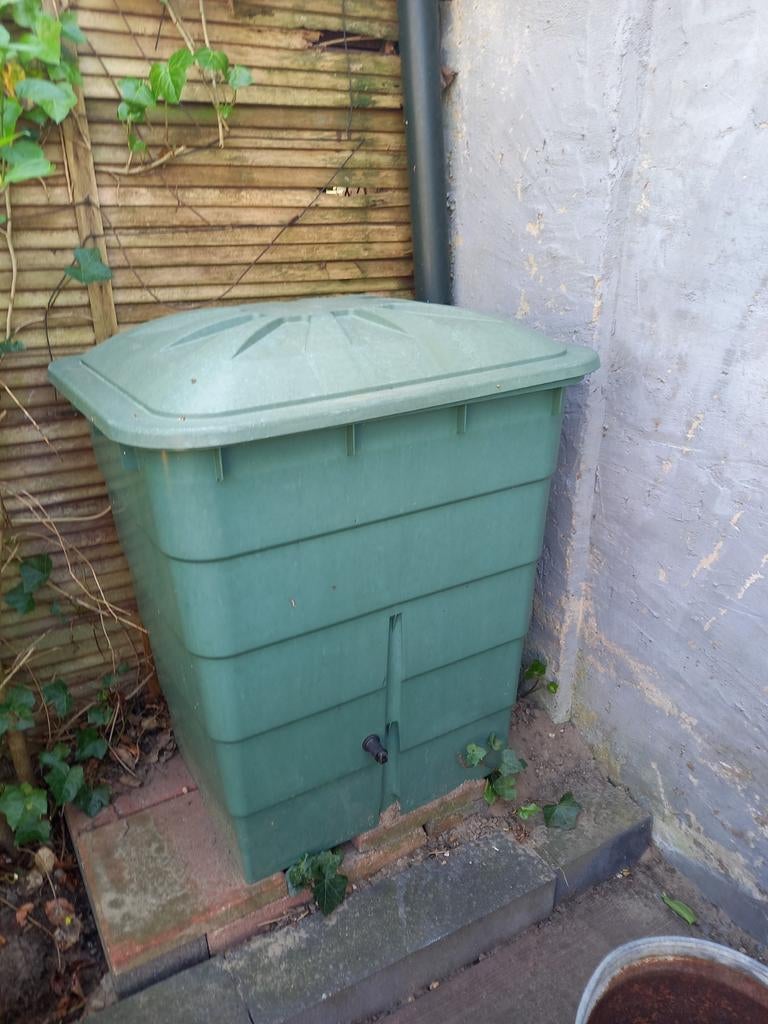 Regenton gratis, 150 liter of meer, Ophalen of Verzenden, Gebruikt